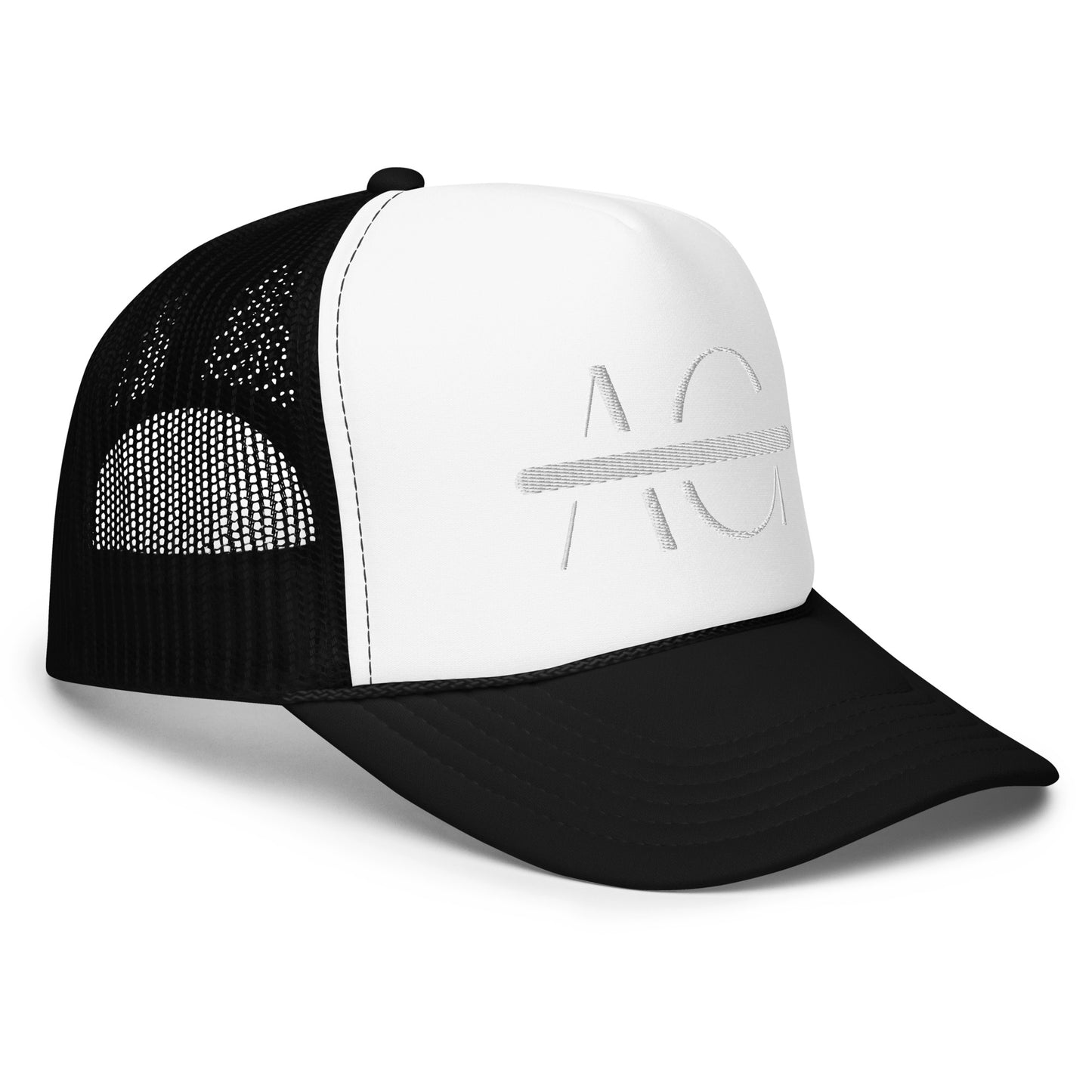 Ambiance Gear Foam Trucker Hat Vol l White