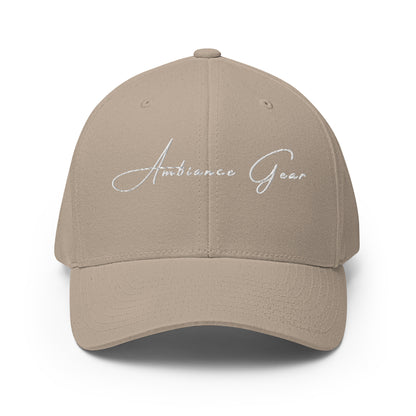 Ambiance Gear Flex Fitted Twill Cap Vol ll White