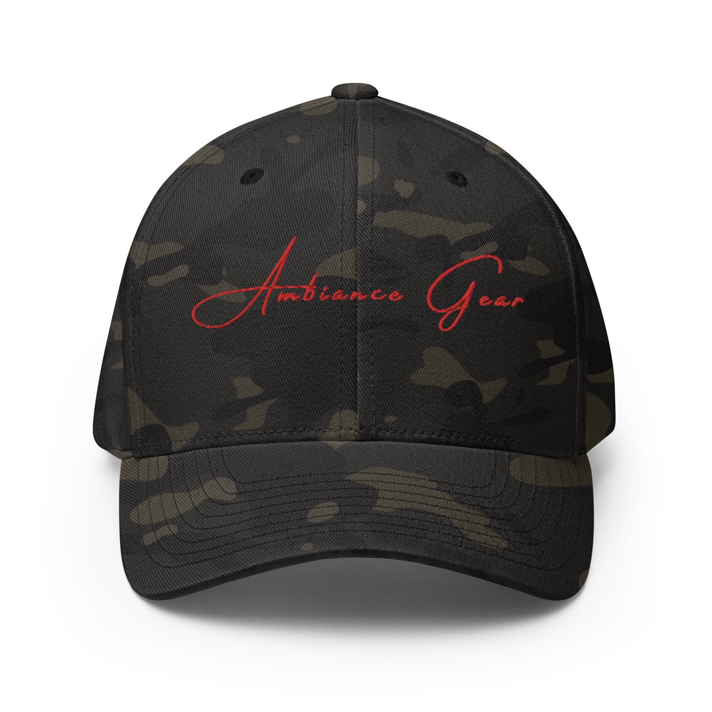 Ambiance Gear Flex Fitted Twill Cap Vol ll Red