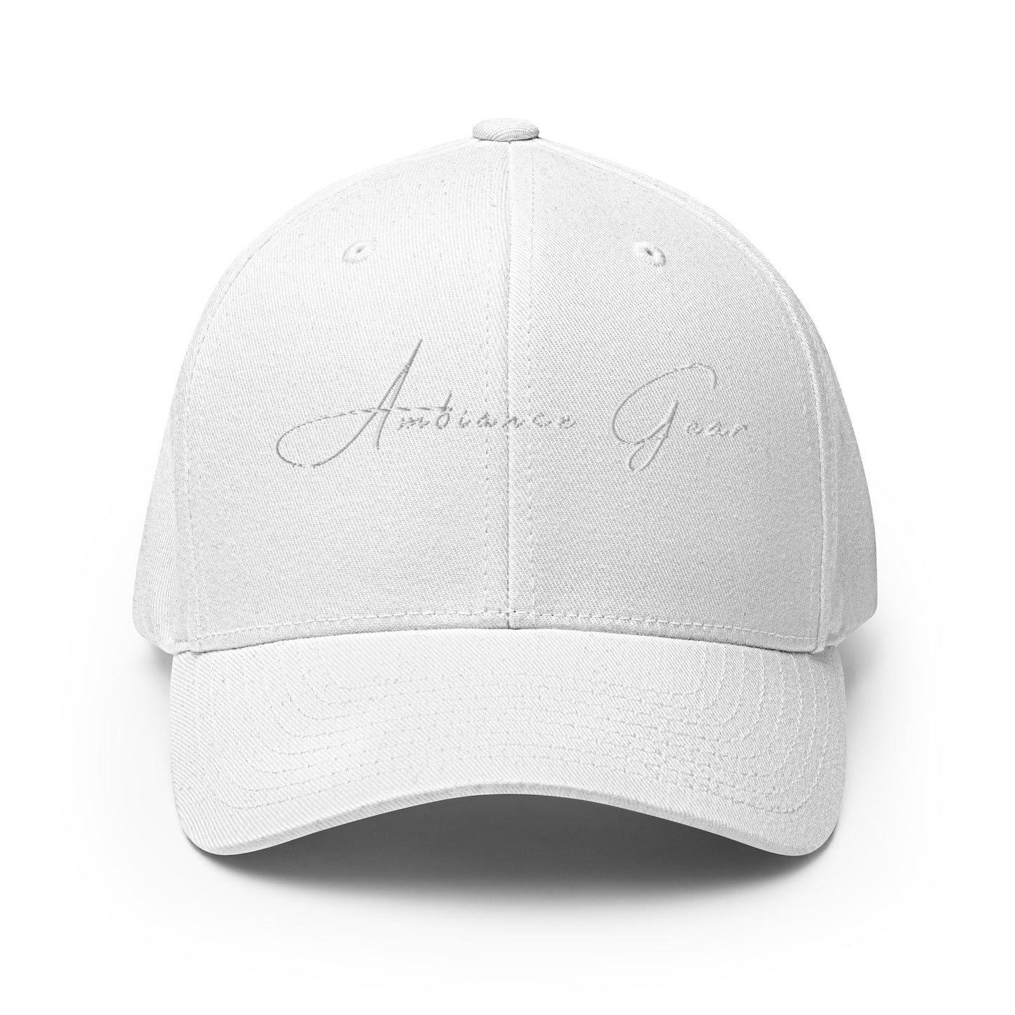 Ambiance Gear Flex Fitted Twill Cap Vol ll White