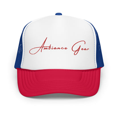 Ambiance Gear Foam Trucker Hat Vol ll Red